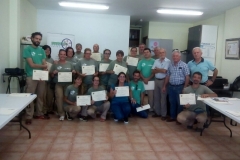 Clausura curso de cata de vinos con alumando de agroemplea tegueste